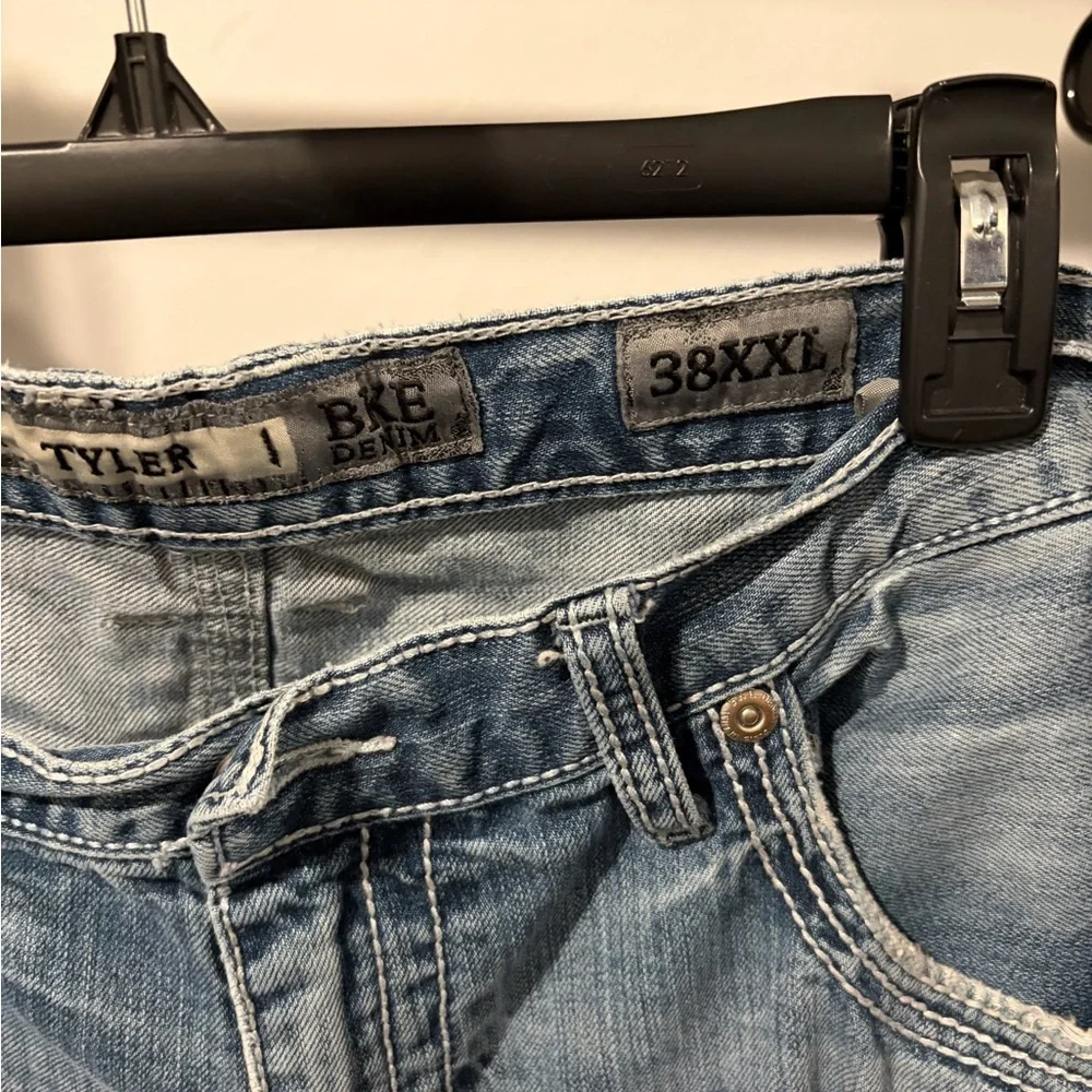 BKE Light Blue Straight Jeans